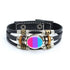Rainbow Gay Leather Bracelet - MiamiTeenyWeenyBikini.Com