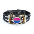 Rainbow Gay Leather Bracelet