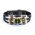 Rainbow Gay Leather Bracelet