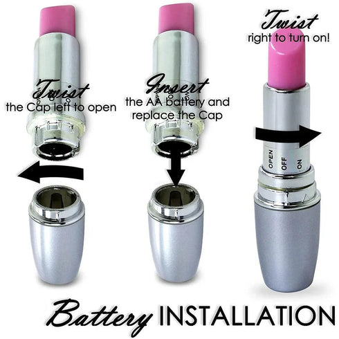 Mini Lipstick Vibrator - MiamiTeenyWeenyBikini.Com