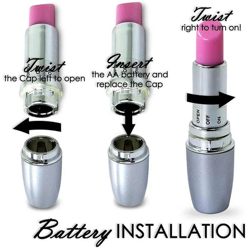 Mini Lipstick Vibrator - MiamiTeenyWeenyBikini.Com