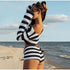 Knit Crop Top Shorts Sets - MiamiTeenyWeenyBikini.Com