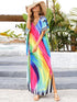Bali Style Rainbow Beach Dress