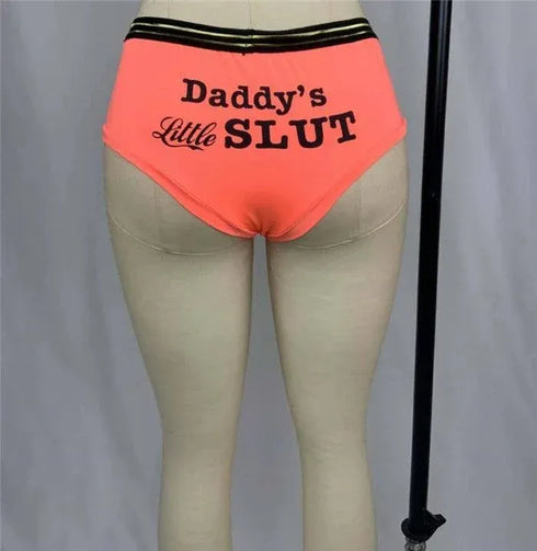 Daddy's Lil Slut Shorts - MiamiTeenyWeenyBikini.Com
