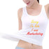 Sorry I'm Late I Was Masturbating Tank Top - MMiamiTeenyWeenyBikini.Com