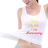 Sorry I'm Late I Was Masturbating Tank Top - MMiamiTeenyWeenyBikini.Com