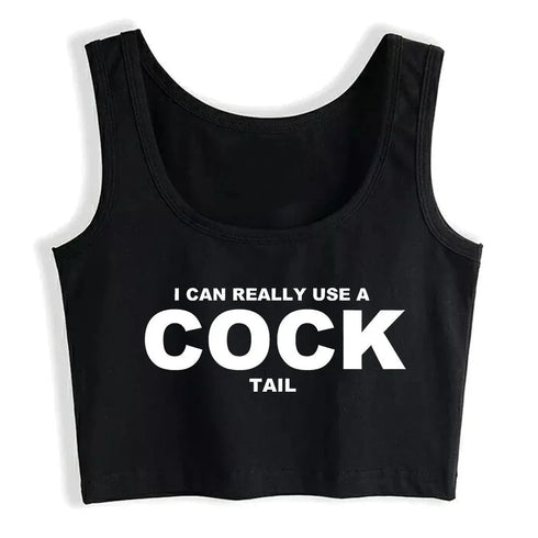 I Can Really Use A Cocktail Crop Top - MiamiTeenyWeenyBikini.Com