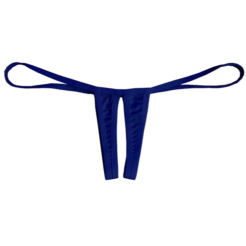 Sexy Low-Waist Open-Crotch Thong Bikini - MiamiTeenyWeenyBikini.Com