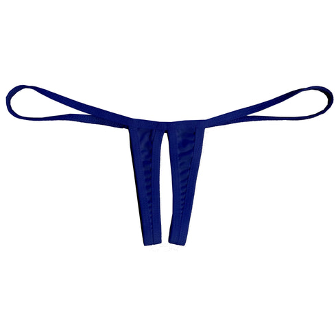Sexy Low-Waist Open-Crotch Thong Bikini - MiamiTeenyWeenyBikini.Com