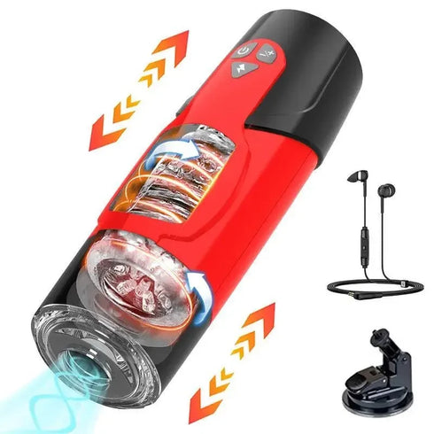 Telescopic Rotation Male Masturbator - MiamiTeenyWeenyBikini.Com