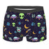 Green Alien UFO Moon Briefs