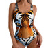 Caspian Tiger One-Piece Swimwear - MiamiTeenyWeenyBikini.Com