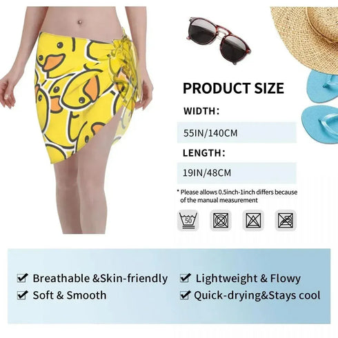 Yellow Rubber Ducky Cover Up - MiamiTeenyWeenyBikini.Com