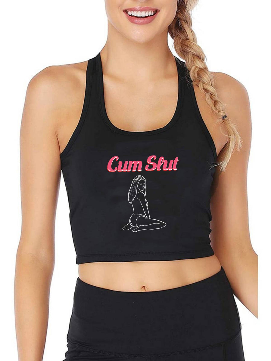 Cum Slut Crop Top