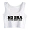 No Bra Is The Best Bra Crop Top - MiamiTeenyWeenyBikini.Com