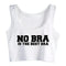 No Bra Is The Best Bra Crop Top - MiamiTeenyWeenyBikini.Com