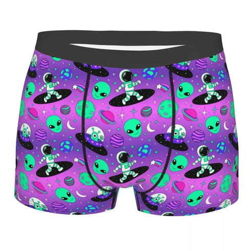 Green Alien UFO Moon Briefs - MiamiTeenyWeenyBikini.Com