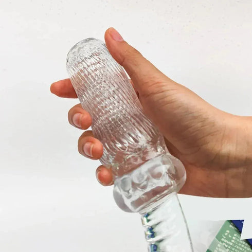 Men's Transparent Masturbation Cup - MiamiTeenyWeenyBikini.Com