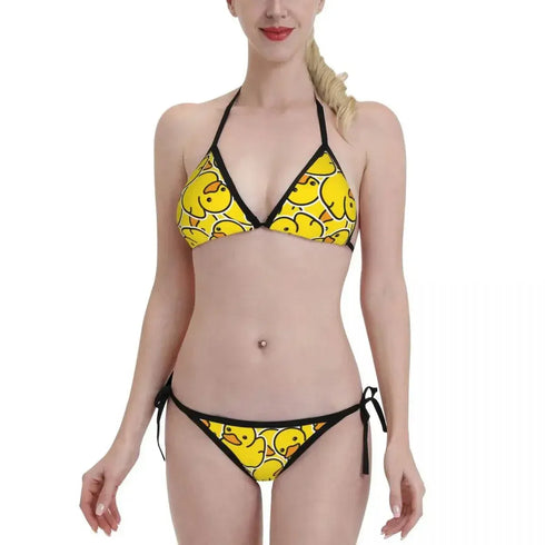 Yellow Ducky Bikini Set - MiamiTeenyWeenyBikini.Com