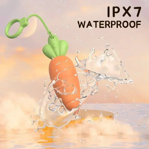 Cute Carrot Vibrating Clitoris Stimulator - MiamiTeenyWeenyBikini.Com