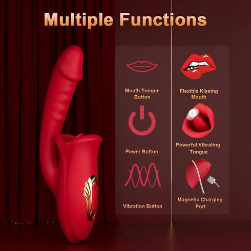 Vibrator Tongue Licking