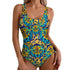 Caspian Tiger One-Piece Swimwear - MiamiTeenyWeenyBikini.Com