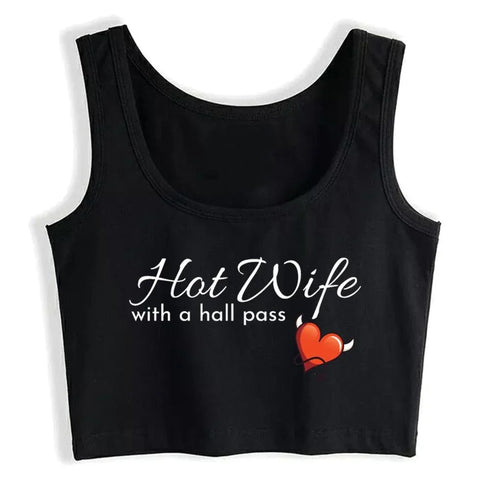 Hot Wife Crop Top - MiamiTeenyWeenyBikini.Com