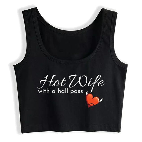 Hot Wife Crop Top - MiamiTeenyWeenyBikini.Com