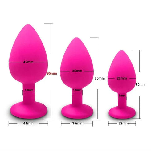 Silicone Butt Plug - MiamiTeenyWeenyBikini.Com