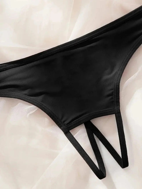 Yes Daddy Crotchless Panties - MiamiTeenyWeenyBikini.Com