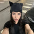 Cat's Ear Knitted Mask Cap - MiamiTeenyWeenyBikini.Com