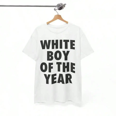 WHITE BOY OF THE YEAR T Shirt - MiamiTeenyWeenyBikini.Com