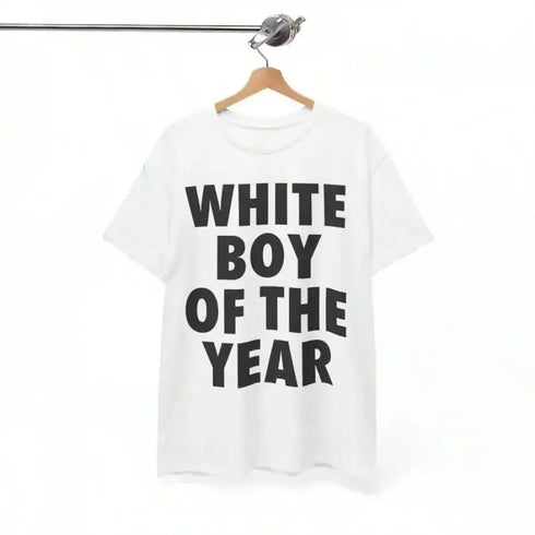 WHITE BOY OF THE YEAR T Shirt - MiamiTeenyWeenyBikini.Com