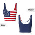 United States Flag Sports Top - MiamiTeenyWeenyBikini.Com