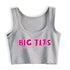 Big Tits Are Not A Crime Crop Top - MiamiTeenyWeenyBikini.Com
