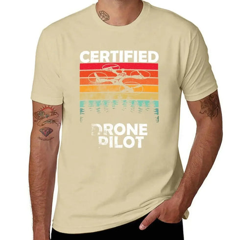 Certified Drone Pilot T-Shirt - MiamiTeenyWeenyBikini.Com