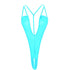 Pure Desire One Piece Backless Bikini - MiamiTeenyWeenyBikini.Com