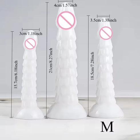 Dragon Scales White Dildo - MiamiTeenyWeenyBikini.Com