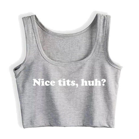 Nice Tits Crop Top - MiamiTeenyWeenyBikini.Com