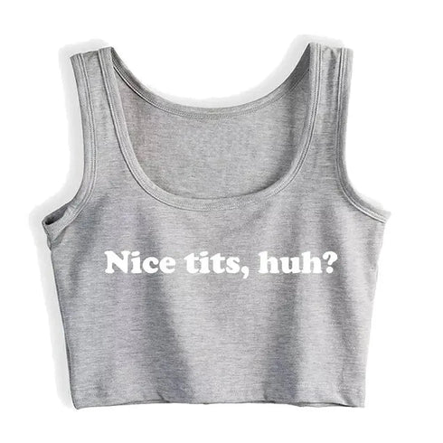 Nice Tits Crop Top - MiamiTeenyWeenyBikini.Com