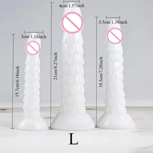 Dragon Scales White Dildo - MiamiTeenyWeenyBikini.Com