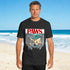 Paws Cat And Mouse Funny Parody Kitten Lover T-Shirt – Oversized Summer Essential