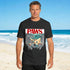 Paws Cat And Mouse Funny Parody Kitten Lover T-Shirt – Oversized Summer Essential