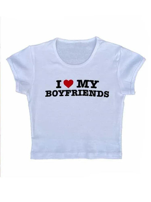 I Love My Boyfriends Top - MiamiTeenyWeenyBikini.Com