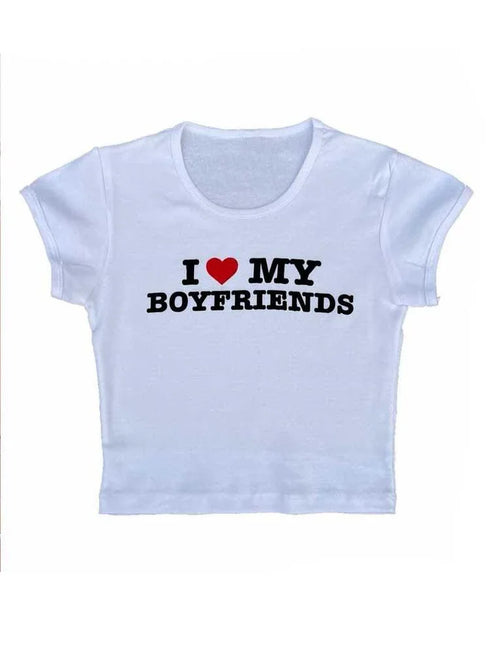 I Love My Boyfriends Top - MiamiTeenyWeenyBikini.Com