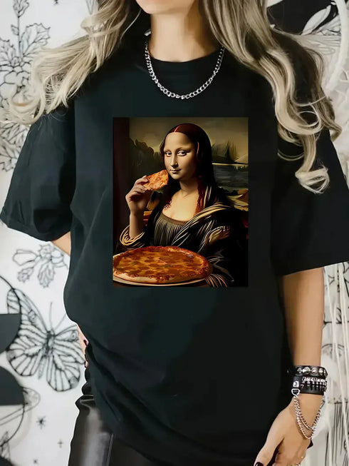 Mona Lisa Pizza - MiamiTeenyWeenyBikini.Com