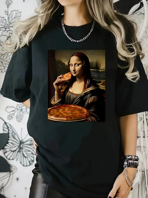 Mona Lisa Pizza - MiamiTeenyWeenyBikini.Com