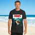 Paws Cat And Mouse Funny Parody Kitten Lover T-Shirt – Oversized Summer Essential