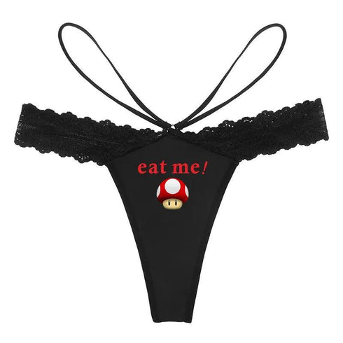 EAT ME Panties - MiamiTeenyWeenyBikini.Com