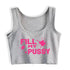 Fill My Pussy Crop Top - MiamiTeenyWeenyBikini.Com